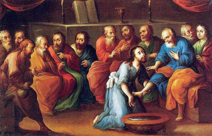 Mota, Jose de la Christ Washing the Feet of the Disciples